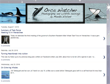 Tablet Screenshot of orcawatcher.com